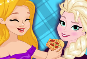 Disney Princesses Pizza Party