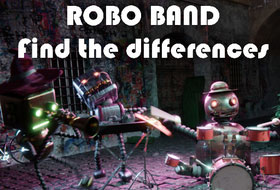 Robot Band - Find the Differences